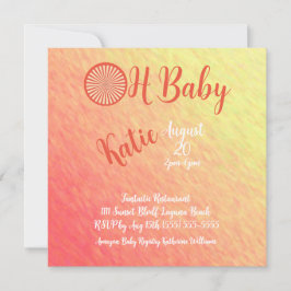 Sunrise Sparkle-Baby shower-Genderneutraal- Kaart