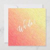 Sunrise Sparkle-Wedding- Kaart (Achterkant)