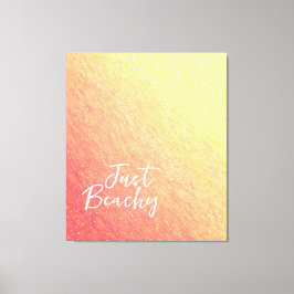 Sunrise Sparkles-Just Beachy- Canvas Afdruk