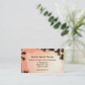 Sunrise Speech Therapy Visitekaartje (Staand voorkant)