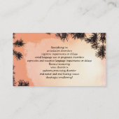 Sunrise Speech Therapy Visitekaartje (Achterkant)