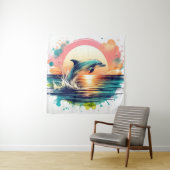 Sunrise Splash Wandkleed (In situ)