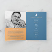 Sunrise strand begrafenis viering van het leven se programma (Binnen)