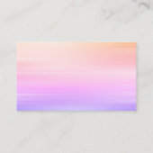 Sunrise Streaks Dancer Dance Instructor Ballet Visitekaartje (Achterkant)