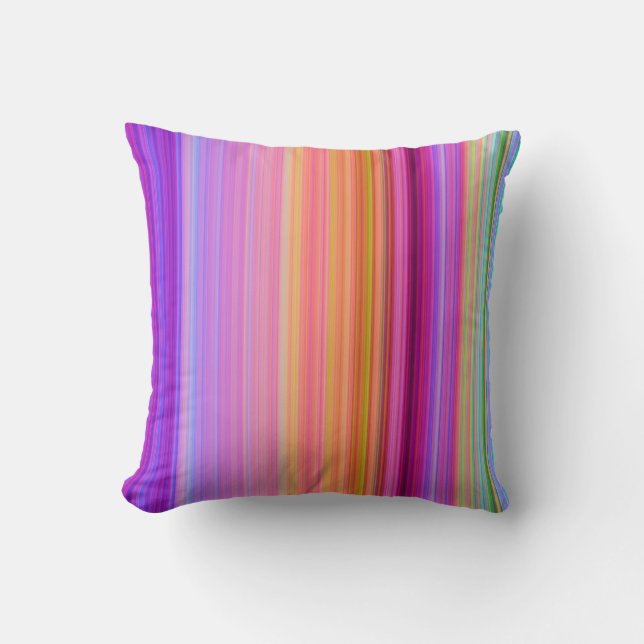 Sunrise Stripes Kussen (Voorkant)