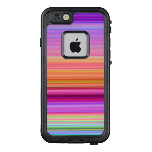 Sunrise Stripes LifeProof iPhone Hoesje (Achterkant)