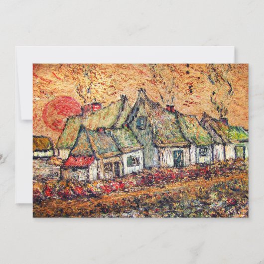 Sunrise Summer Solstice Party Uitnodiging (Voorkant)