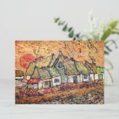 Sunrise Summer Solstice Party Uitnodiging (Staand voorkant)