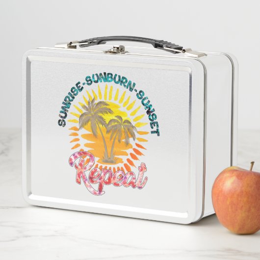 Sunrise-Sunburn-Sunset-Repeat | Gouden palmbomen (In situ)