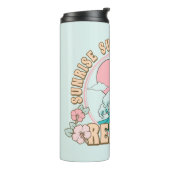 Sunrise Sunburn Sunset Repeat Summer Beach Life  Thermosbeker (Gedraaid links)