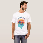 Sunrise Sunburn Sunset Repeat - Zomer T-shirt (Voorkant volledig)