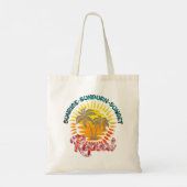 Sunrise-Sunburn-Sunset-Repeat | zomervakantie Tote Bag (Achterkant)