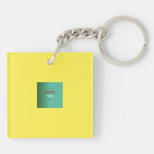 Sunrise Sunflower - sleutelhanger (Achterkant)