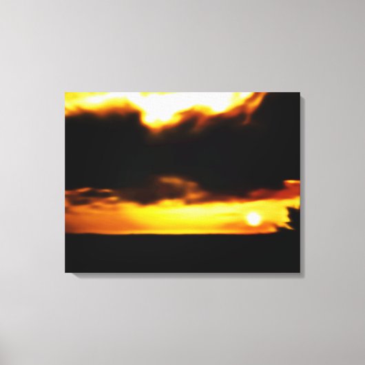 Sunrise/Sunset Blur Wrapped Canvas Afdruk (Voorkant)