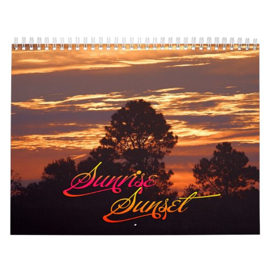 Sunrise Sunset Calendar Kalender (Hoes)