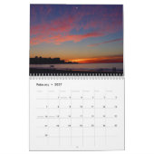 Sunrise Sunset Calendar Kalender (Feb 2027)