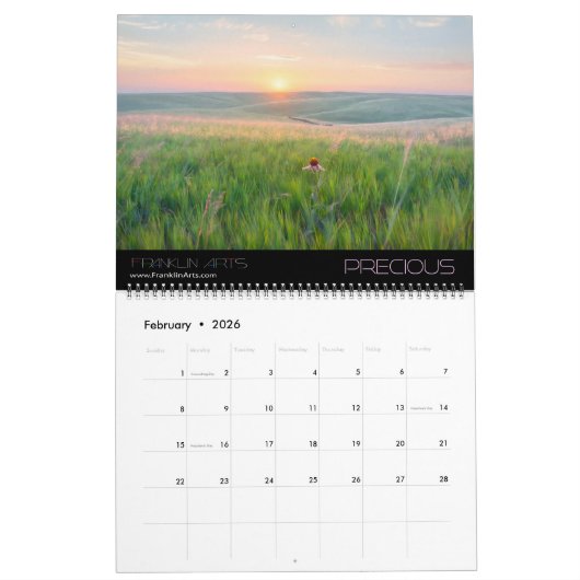 Sunrise Sunset Calendar Kalender (Feb 2026)