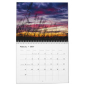 Sunrise Sunset Calendar Kalender (Feb 2027)