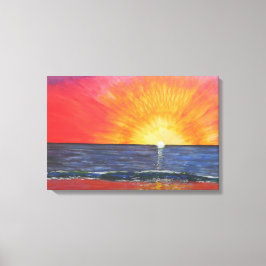 Sunrise Sunset Canvas Afdruk