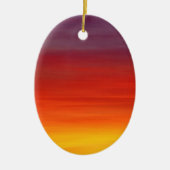 Sunrise Sunset Dawn Sky Keramisch Ornament (Voorkant)