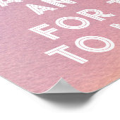 Sunrise Sunset Daydreams Inspirational Quote Poster (Hoek)