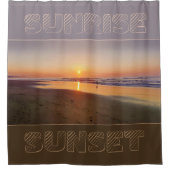 Sunrise/Sunset Douchegordijn (Voorkant)
