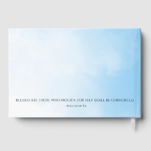 Sunrise & Sunset Funeral Guest Book Gastenboek (Achterkant)