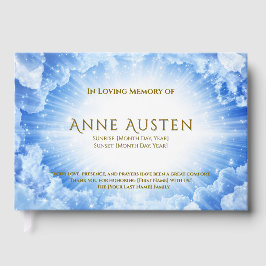 Sunrise & Sunset Funeral Guest Book Gastenboek