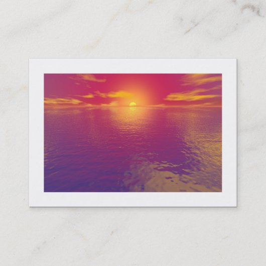 Sunrise Sunset (grens) Visitekaartje (Voorkant)
