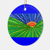 Sunrise/Sunset Keramisch Ornament (Links)