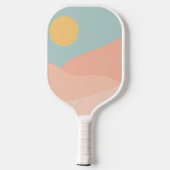 Sunrise Sunset Mountain Pickleball Paddle (Achterkant)