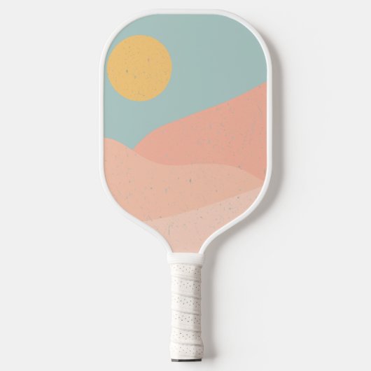 Sunrise Sunset Mountain Pickleball Paddle (Voorkant)