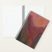 Sunrise Sunset Mountain Trail Magical Adventure Notitieboek (Binnen)