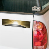 Sunrise Sunset Planet Bumpersticker (Op Truck)