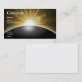 Sunrise Sunset Planet Visitekaartje (Voorkant / Achterkant)