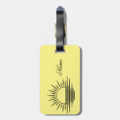 Sunrise/Sunset Reflection Thunder_Cove Bagagelabel (Achterkant verticaal)