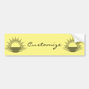 Sunrise/Sunset Reflection Thunder_Cove Bumpersticker