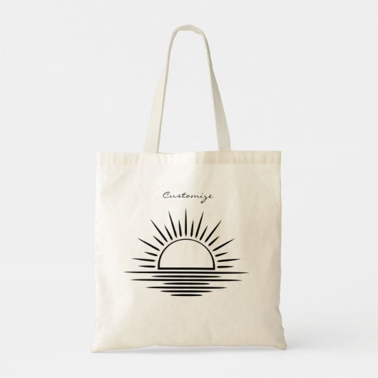 Sunrise/Sunset Reflection Thunder_Cove Tote Bag (Achterkant)
