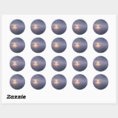 Sunrise/Sunset Ronde Sticker (Vel)