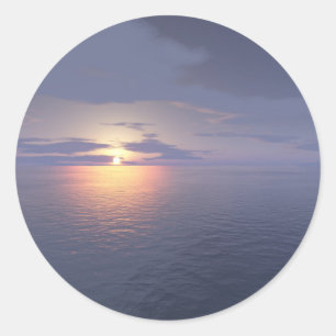 Sunrise/Sunset Ronde Sticker