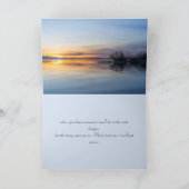 SUNRISE/SUNSET SYMPATHIEKAART BEDANKKAART (Binnen)