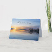 SUNRISE/SUNSET SYMPATHIEKAART BEDANKKAART (Voorkant)