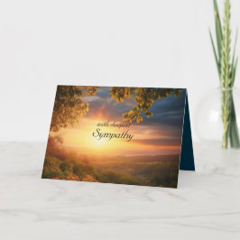 SUNRISE SUNSET SYMPATHIEKAART BEDANKKAART