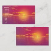 Sunrise Sunset Visitekaartje (Voorkant / Achterkant)