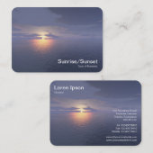 Sunrise/Sunset Visitekaartje (Voorkant / Achterkant)