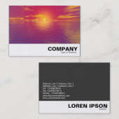 Sunrise Sunset Visitekaartje (Voorkant / Achterkant)