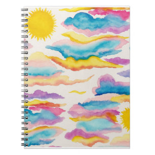 Sunrise Sunset Waterverf Journal Notitieboek