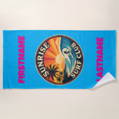 Sunrise Surf Club Strandlaken (Voorkant)