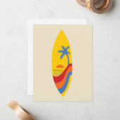 Sunrise Surf Notitiekaartje (Voorkant / Achterkant in situ)
