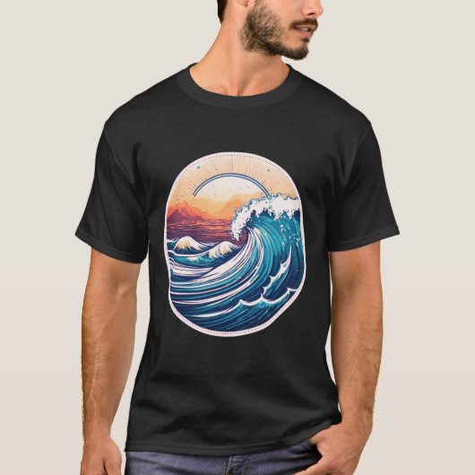 Sunrise Surf T-shirt (Voorkant)